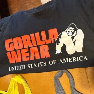 4 x gorilla wear USA gym tank top / stringers